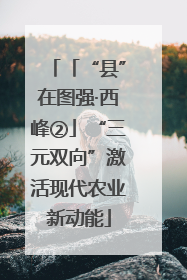 「“县”在图强·西峰②」“三元双向”激活现代农业新动能