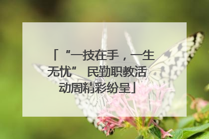 “一技在手，一生无忧” 民勤职教活动周精彩纷呈