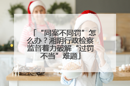 “同案不同罚”怎么办？湘阴行政检察监督着力破解“过罚不当”难题