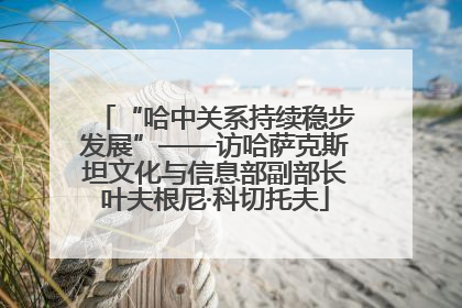 “哈中关系持续稳步发展”——访哈萨克斯坦文化与信息部副部长叶夫根尼·科切托夫
