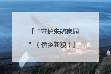 “守护朱鹮家园”（侨乡新貌）