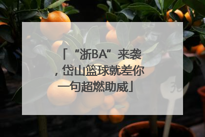 “浙BA”来袭，岱山篮球就差你一句超燃助威
