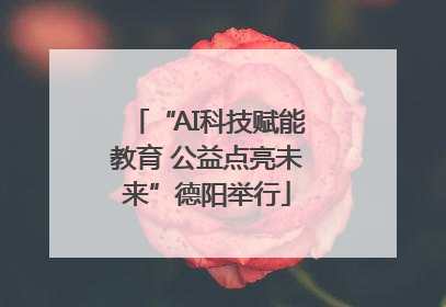 “AI科技赋能教育 公益点亮未来”德阳举行