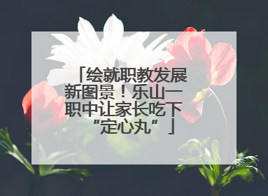 绘就职教发展新图景！乐山一职中让家长吃下“定心丸”