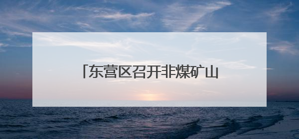 东营区召开非煤矿山、烟花爆竹批发企业主要负责人警示教育暨“面对面”谈话会议