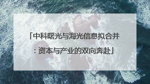 中科曙光与海光信息拟合并：资本与产业的双向奔赴