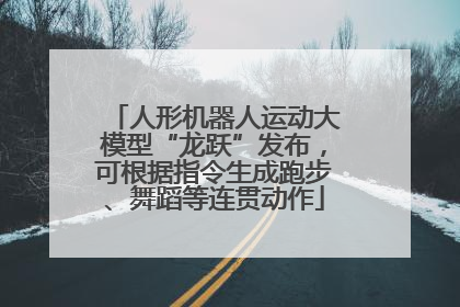 人形机器人运动大模型“龙跃”发布，可根据指令生成跑步、舞蹈等连贯动作