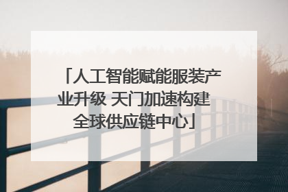 人工智能赋能服装产业升级 天门加速构建全球供应链中心