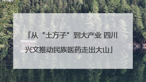 从“土方子”到大产业 四川兴文推动民族医药走出大山