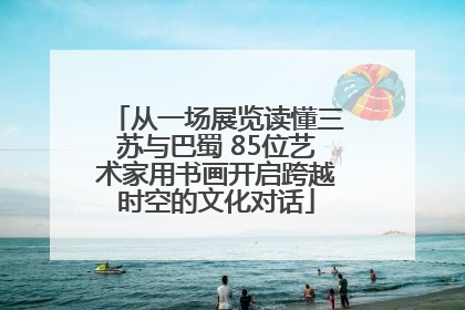 从一场展览读懂三苏与巴蜀 85位艺术家用书画开启跨越时空的文化对话
