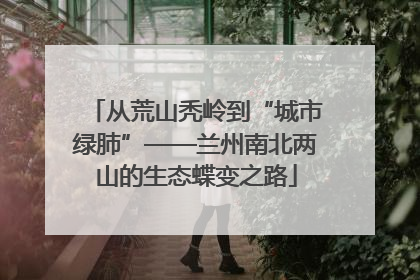 从荒山秃岭到“城市绿肺”——兰州南北两山的生态蝶变之路