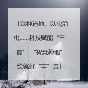 以种适地、以虫治虫……科技赋能“三夏” “智慧种地”绘就好“丰”景
