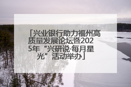 兴业银行助力福州高质量发展论坛暨2025年“兴研说·每月星光”活动举办