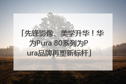 先锋影像、美学升华！华为Pura 80系列为Pura品牌再塑新标杆