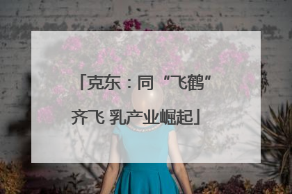 克东：同“飞鹤”齐飞 乳产业崛起