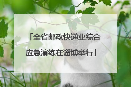 全省邮政快递业综合应急演练在淄博举行