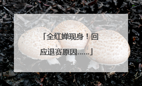 全红婵现身！回应退赛原因……