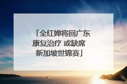 全红婵将回广东康复治疗 或缺席新加坡世锦赛