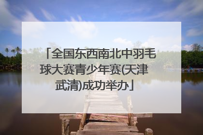 全国东西南北中羽毛球大赛青少年赛(天津武清)成功举办