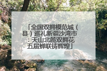 全国双拥模范城（县）巡礼新疆沙湾市：天山北麓双拥花 五届蝉联铸辉煌