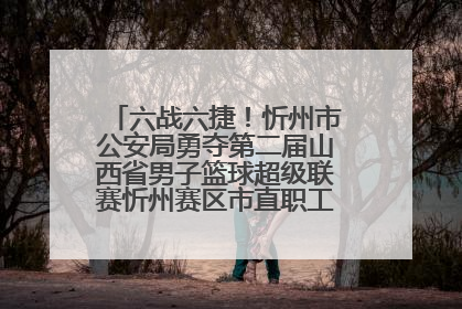 六战六捷！忻州市公安局勇夺第二届山西省男子篮球超级联赛忻州赛区市直职工组比赛冠军