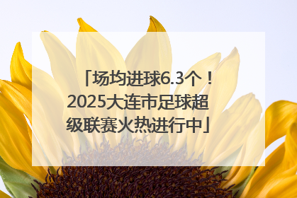 场均进球6.3个！2025大连市足球超级联赛火热进行中
