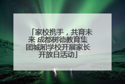 家校携手，共育未来 成都树德教育集团城厢学校开展家长开放日活动