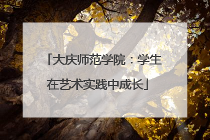 大庆师范学院：学生在艺术实践中成长