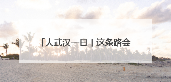 大武汉一日丨这条路会“开花”，只在晚上有