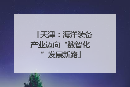 天津：海洋装备产业迈向“数智化”发展新路