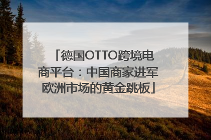 德国OTTO跨境电商平台：中国商家进军欧洲市场的黄金跳板