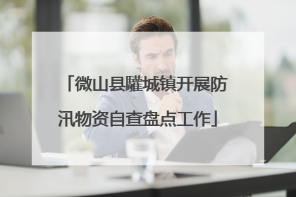 微山县驩城镇开展防汛物资自查盘点工作