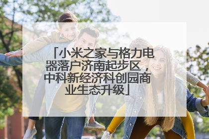 小米之家与格力电器落户济南起步区，中科新经济科创园商业生态升级