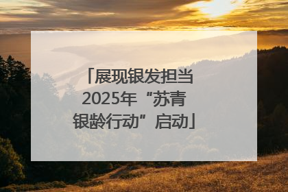 展现银发担当 2025年“苏青银龄行动”启动