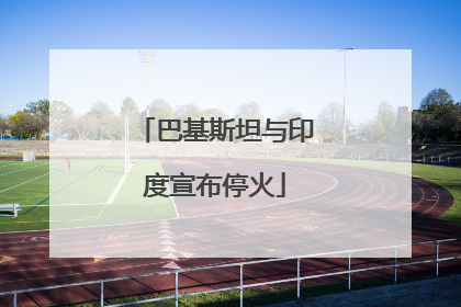 巴基斯坦与印度宣布停火