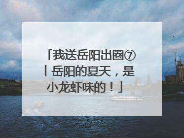 我送岳阳出圈⑦丨岳阳的夏天，是小龙虾味的！
