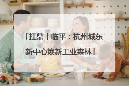 扛鼎丨临平：杭州城东新中心焕新工业森林