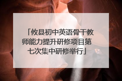 攸县初中英语骨干教师能力提升研修项目第七次集中研修举行