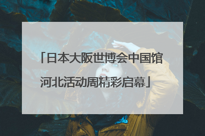 日本大阪世博会中国馆河北活动周精彩启幕
