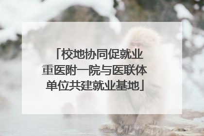 校地协同促就业 重医附一院与医联体单位共建就业基地