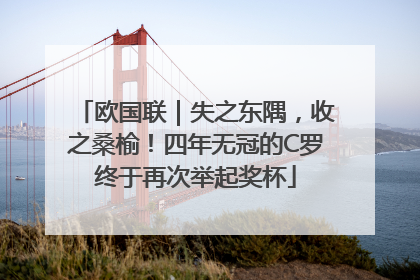 欧国联｜失之东隅，收之桑榆！四年无冠的C罗终于再次举起奖杯