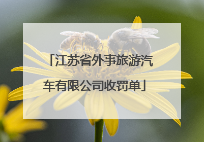 江苏省外事旅游汽车有限公司收罚单