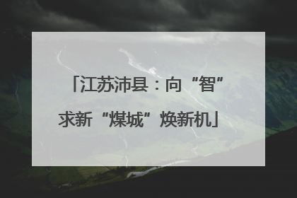江苏沛县：向“智”求新“煤城”焕新机
