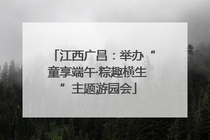 江西广昌：举办“童享端午·粽趣横生”主题游园会