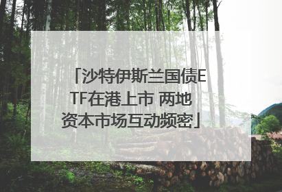 沙特伊斯兰国债ETF在港上市 两地资本市场互动频密