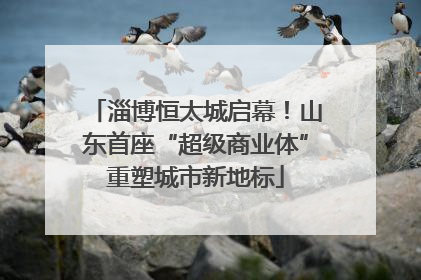 淄博恒太城启幕！山东首座“超级商业体”重塑城市新地标