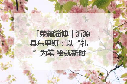 荣耀淄博｜沂源县东里镇：以“礼”为笔 绘就新时代乡风文明画卷