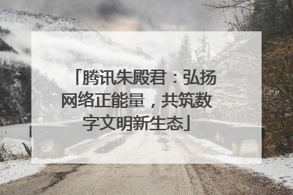 腾讯朱殿君：弘扬网络正能量，共筑数字文明新生态