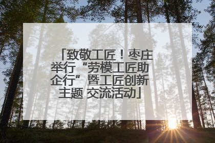 致敬工匠！枣庄举行“劳模工匠助企行”暨工匠创新主题 交流活动