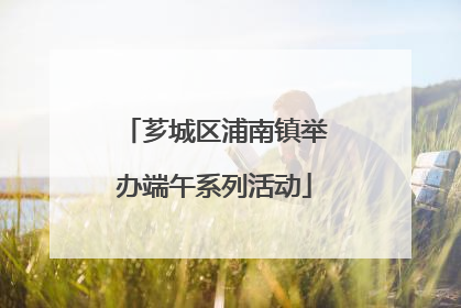 芗城区浦南镇举办端午系列活动